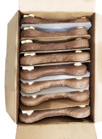 LoLo Bone Shaped Cake 7" (Option: Peanut Butter  LARGE (BULK))